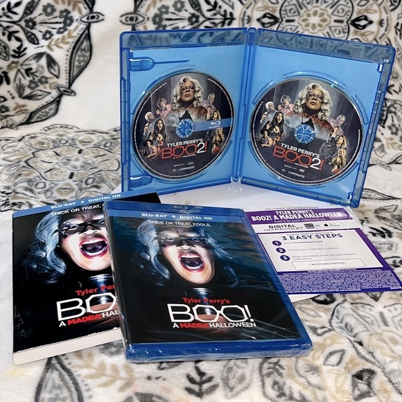 Tyler Perry’s Boo(New) Blu-Ray + Digital HD & Boo 2(Open)Blu-Ray + DVD +… - Picture 2 of 7